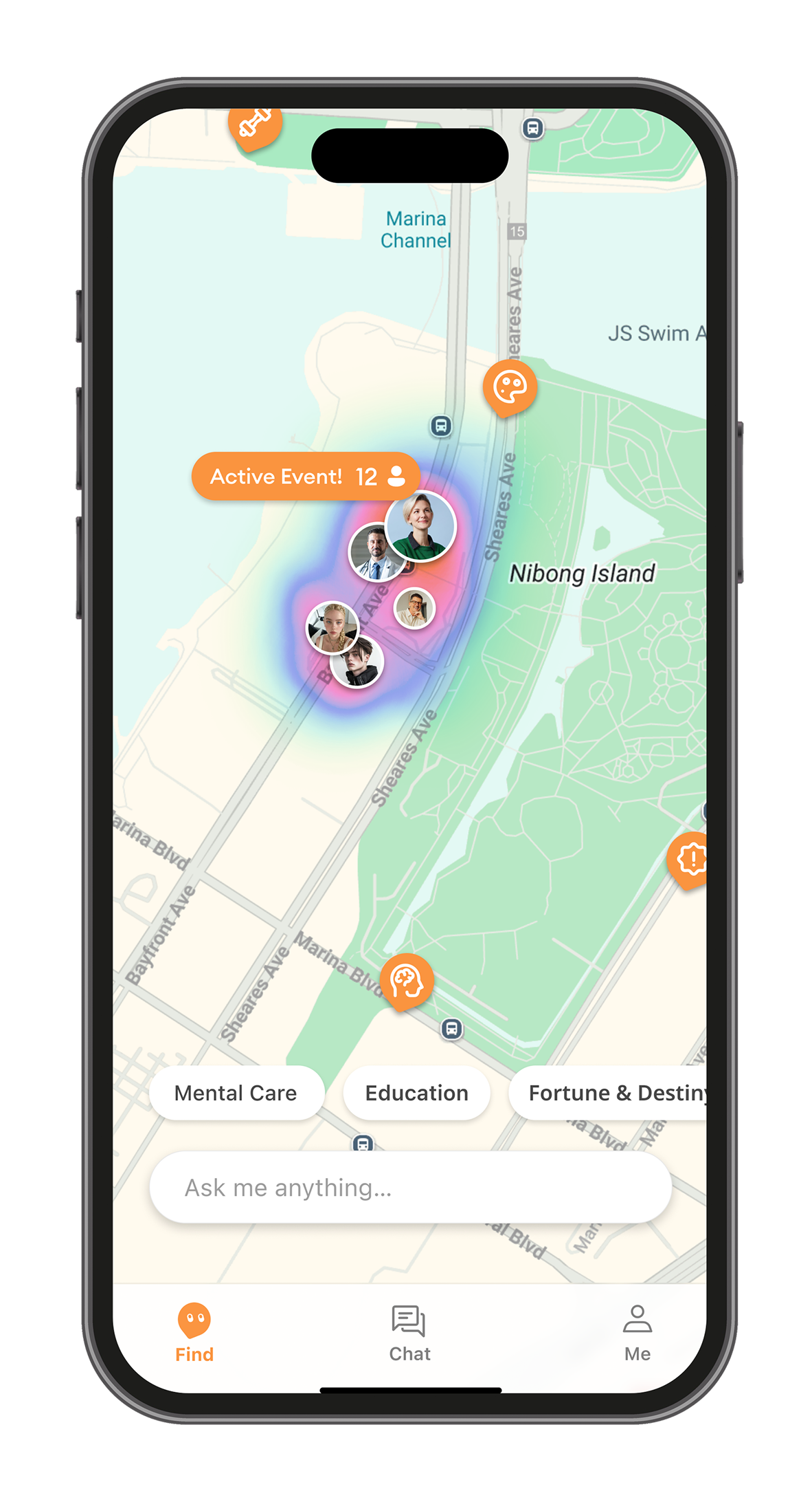 SoulMap discovery map